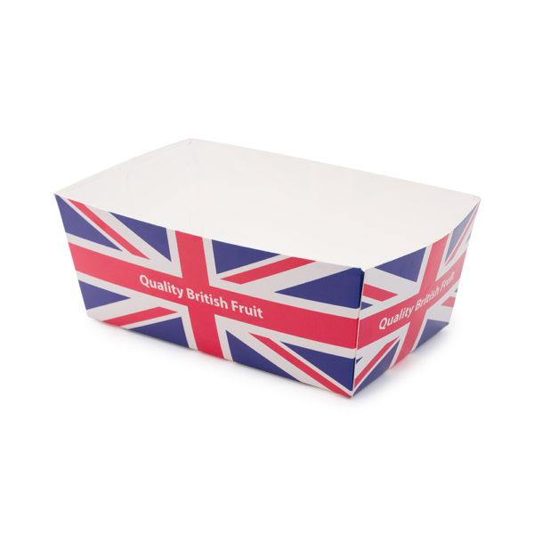 Cardboard Union Jack Tray