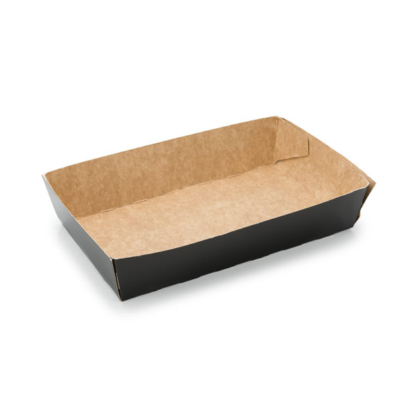 Black Cardboard Tray