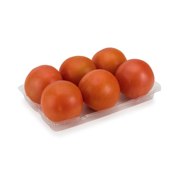 tomato tray with 6 tomatoes