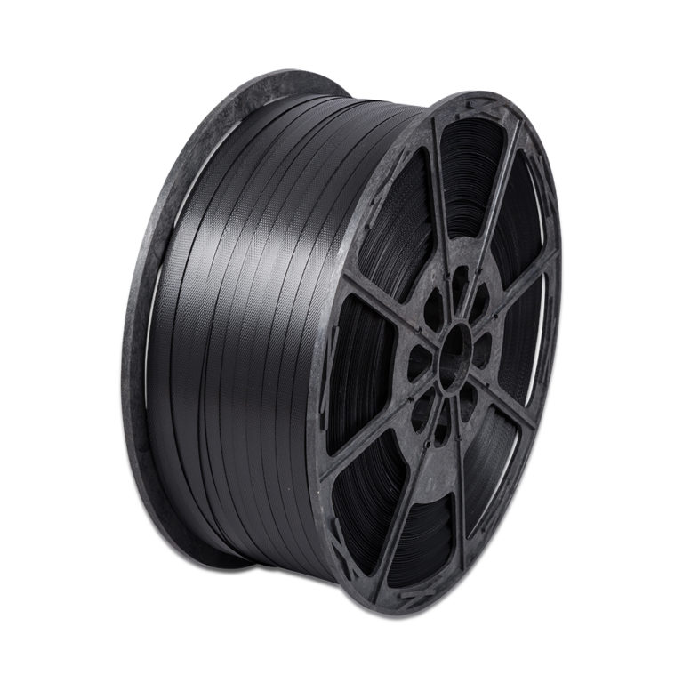 PP Black Hand Strapping on Plastic Core 12x0.55mmx2000m Westpak