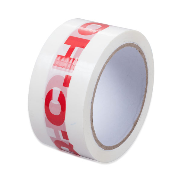 Q-C hold printed acrylic packing tape