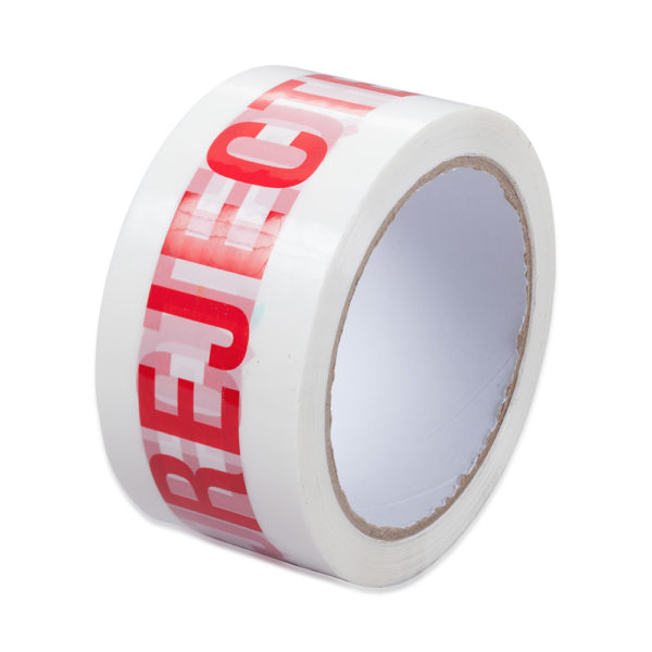 Rejected printed acrylic packing tape