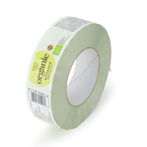 Banana label contact tape for fruit packaging