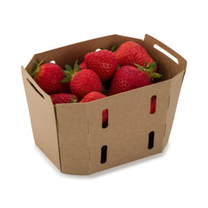 Cardboard Nested Tray for strawberries