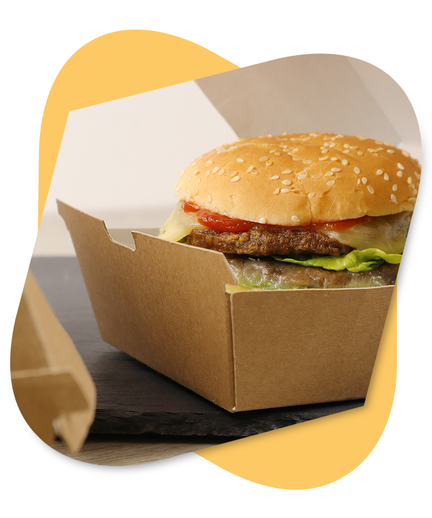 custom burger box, packaging