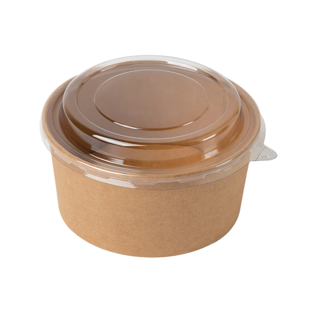 recyclable chilled food packaging, kraft bowl