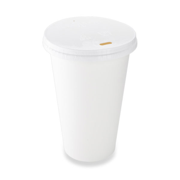 Paper Single Wall Hot Cup 16oz With Paper Lid