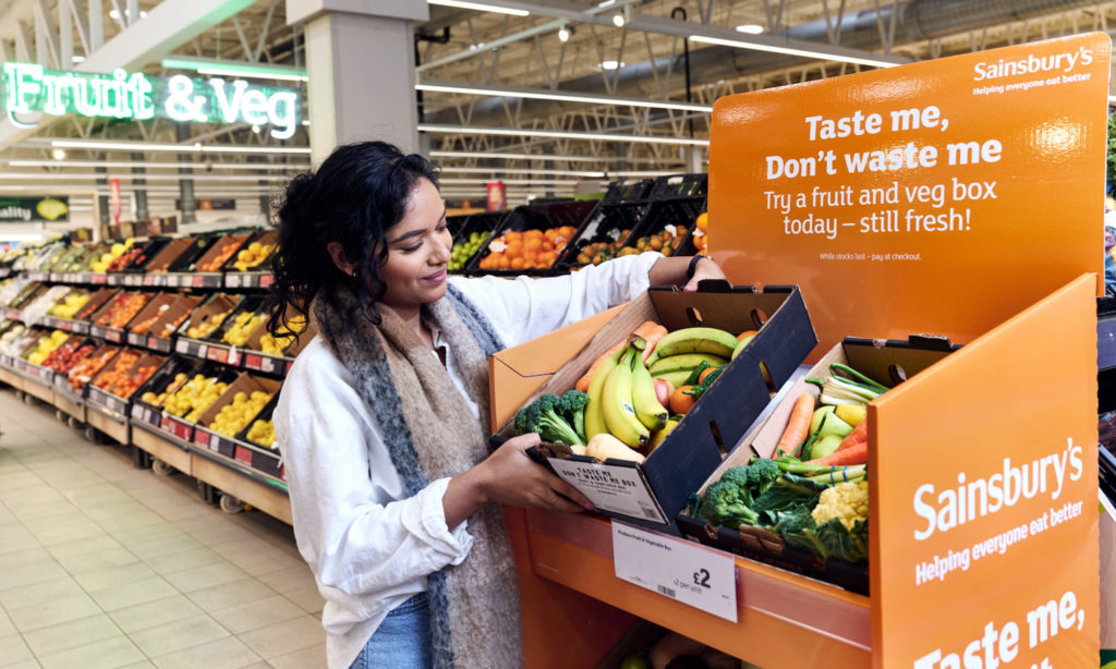 Sainsbury's 'Taste Me Don't waste Me' Fruit & Veg Box